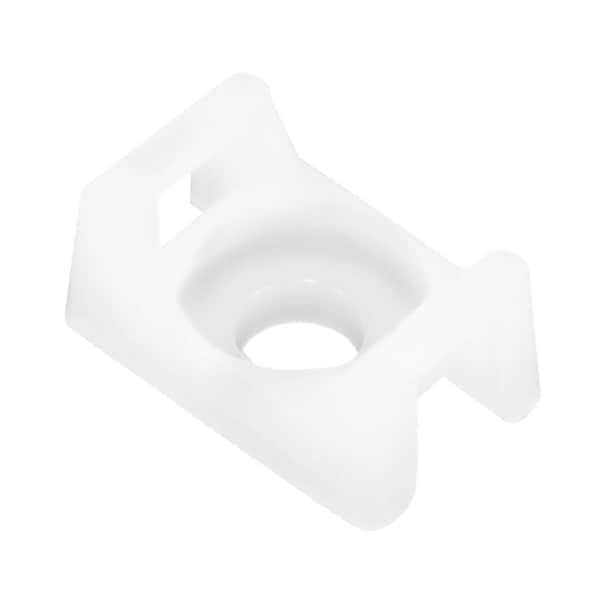 Pacer Group Pacer Screw Down Cable Tie Mount - #8 Screw Mount Method - Natural Color - 100 Pack - CTM2S8-100