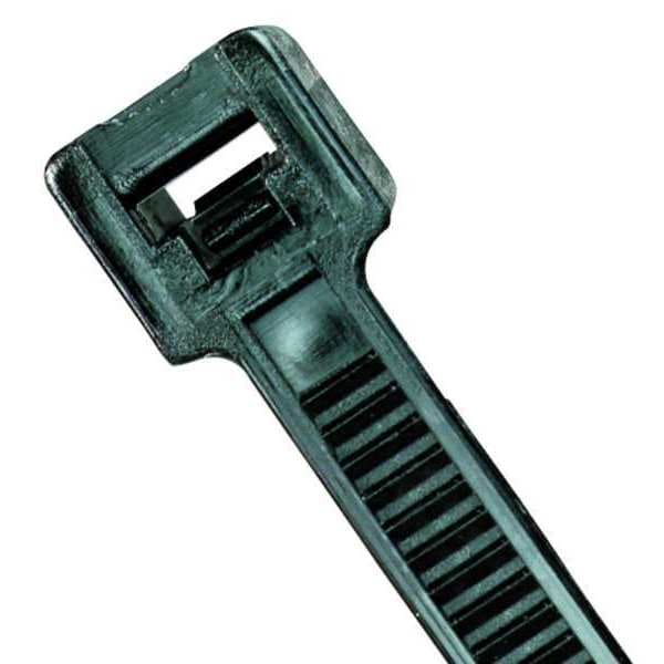 Power First Cable Tie, 18 in L, 4-1/2 in Max Bundle Dia., Black, Nylon 6/6, 119 lb Strength, 50 PK - 36J168