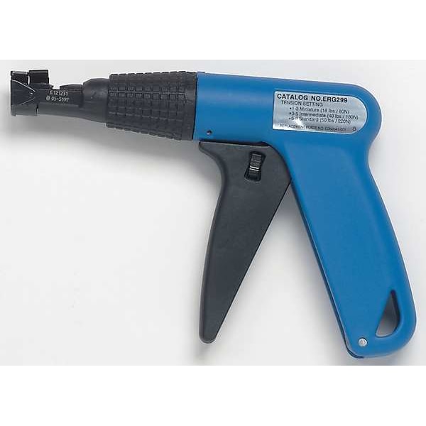 Ty-Rap Ergonomic Cable Tie Tension Tool, Pre-Set Steps, For 18 to 50 lb Tensile Strength, Polymer - ERG50