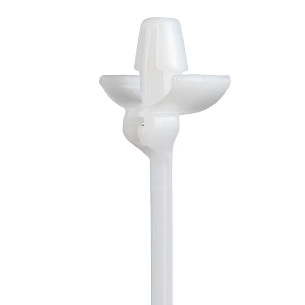 Panduit Cable Tie, 12-1/2 in L, 3 in Max Bundle Dia., Natural, Nylon 6/6, 50 lb Strength, 500 PK - BW3S-D