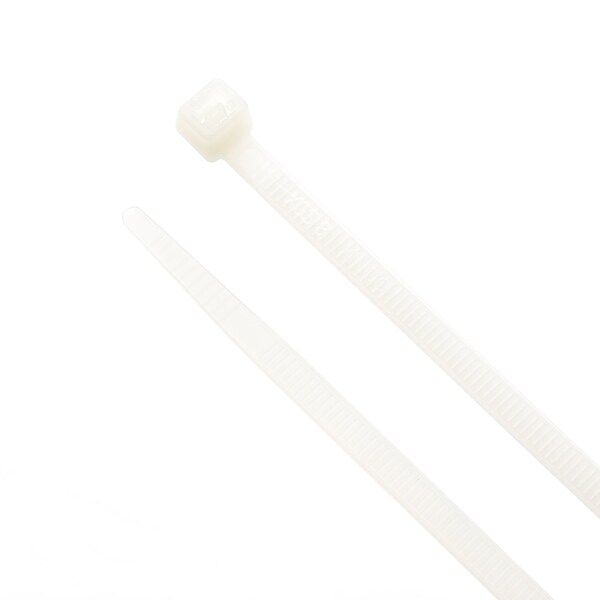 South Main Hardware Cable Tie, 14 in L, Natural, Nylon, 50 lb Strength, 500 PK - 200111