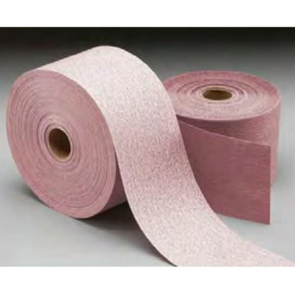 Papel de lija con revestimiento Carburo Medalist Dri-Lube Grip-On perforado en rollo con cierre de gancho y presilla P600 - 5539599592