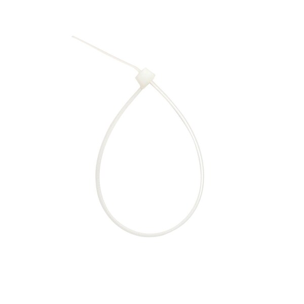 South Main Hardware Cable Tie, 8 in L, Natural, Nylon, 120 lb Strength, 1000 PK - 222263