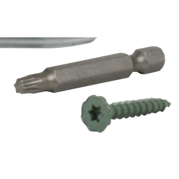 Backer-On Backer-On No. 9 in. X 1.25 in. L Star Flat Head Serrated Cement Board Screws - 23406