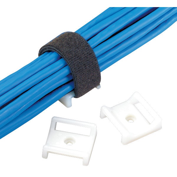 Panduit Cble Tie Mnt, #6screw, 1.12", Nat, PK100 - ABMT-S6-C