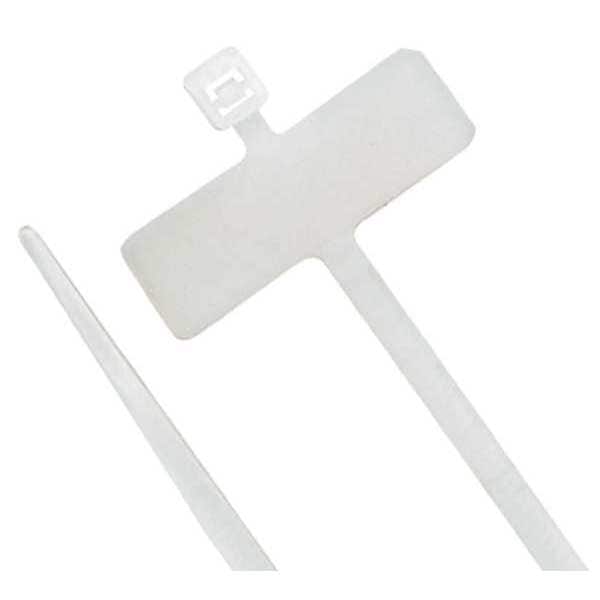 Partners Brand Cable Tie, 4 in L, Red, 50 lb Strength, 1000 PK - CTID45