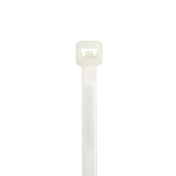 Panduit Cable Tie, 14-1/2 in L, 4.02 in Max Bundle Dia., Natural, Nylon 6/6, 50 lb Strength, 1000 PK - S15-50-M