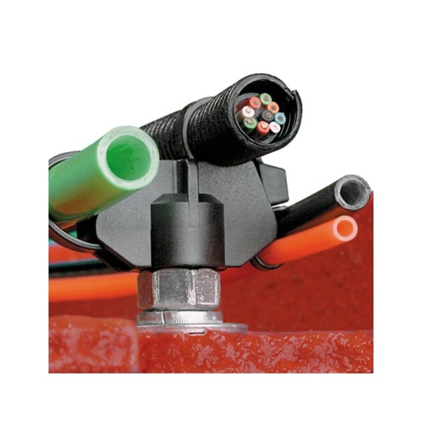 Panduit 1.99" L, 1" W, Black Plastic Cable Tie Mount, Locking Style: Not Applicable - TMSTHS19-C0