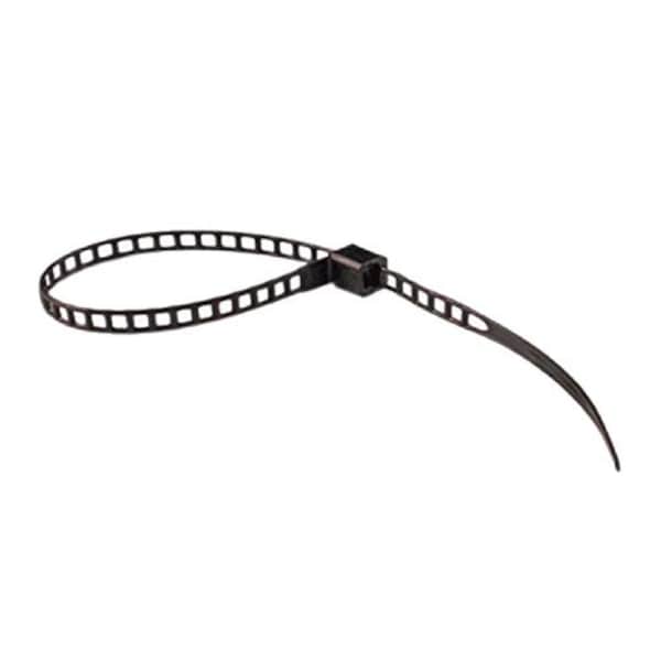 Kable Kontrol Cable Tie, 11 in L, 76.2 mm Max Bundle Dia., Black, Nylon 6/6, 40 lb Strength, 1000 PK - CT6011-BK-1000