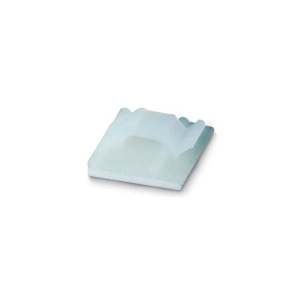 Del City Div Of Actuant Cable Clip, Nylon, 1/4 in Bundle Dia., Natural, 5/8 in L - 9777