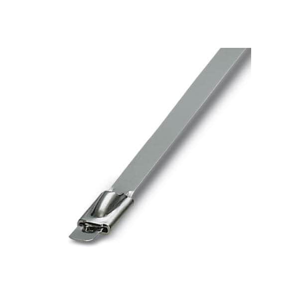 Phoenix Contact Cable Tie, 259 mm L, Silver, 304 Stainless Steel, 1335 N Strength - 3240814