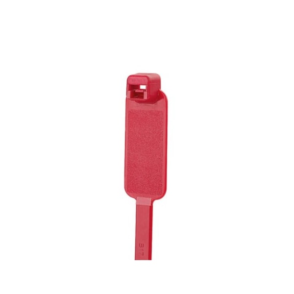 Panduit Cable Tie, 7-1/2 in L, 1-3/4 in Max Bundle Dia., Red, Nylon 6/6, 50 lb Strength, 500 PK - PLM2S-D2