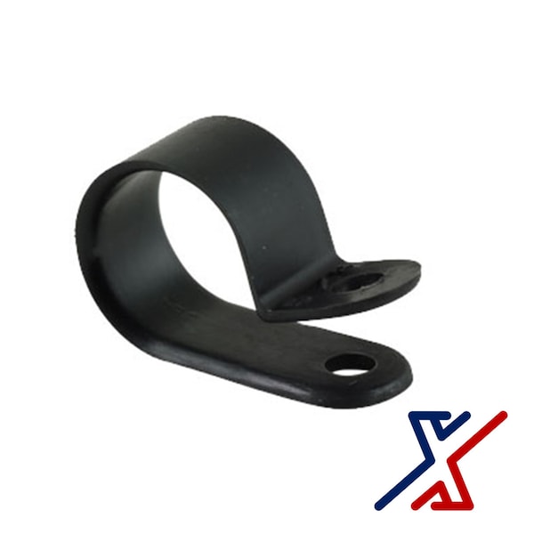 X1 Tools Cable Clamp, Nylon, Black, 16 PK - X1E-CON-CLA-CAB-1250X16