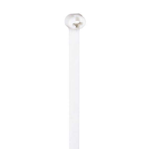 Panduit Cable Tie, 15 in L, 4 in Max Bundle Dia., White, Nylon 6/6, 120 lb Strength, 250 PK - BT4LH-TL69