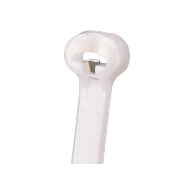 Panduit Cable Tie, 15 in L, 4 in Max Bundle Dia., White, Nylon 6/6, 120 lb Strength, 250 PK - BT4LH-TL69