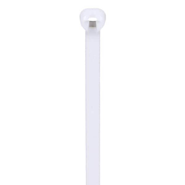 Panduit Cable Tie, 6 in L, 1-5/16 in Max Bundle Dia., Black, Nylon, 30 lb Strength, 10000 PK - BT1.5M-XMR30