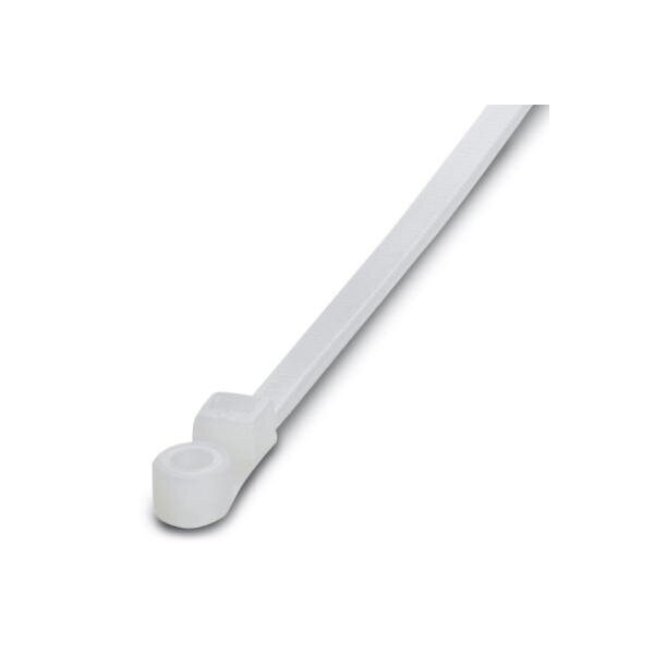 Phoenix Contact Cable Tie, 200 mm L, 5.2 mm Max Bundle Dia., Transparent, PA 6.6, 220 N Strength - 3240720
