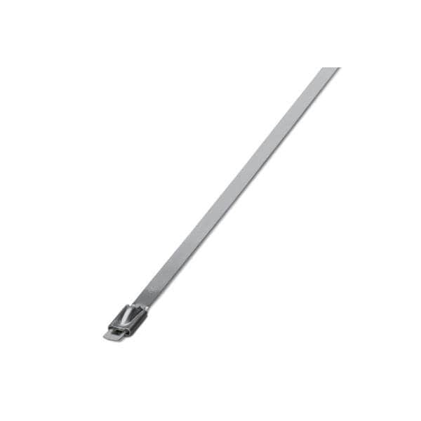 Phoenix Contact Cable Tie, 201 mm L, Silver, 316 Stainless Steel, 890 N Strength - 3240821