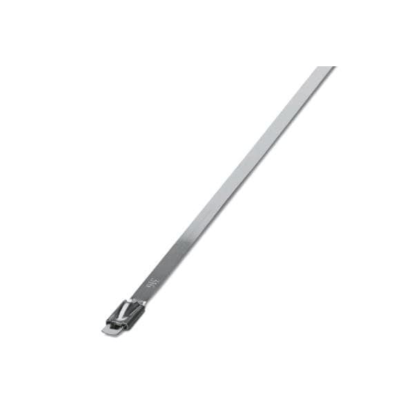 Phoenix Contact Cable Tie, 259 mm L, Silver, 316 Stainless Steel, 890 N Strength - 3240822