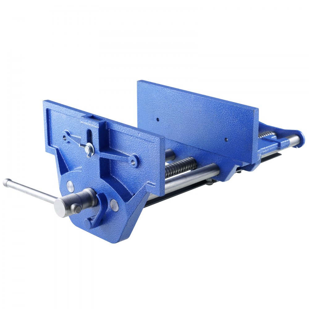 VEVOR Woodworking Vise, 13 inch Woodworking Bench Vise, Heavy-duty Cast Iron Vice for Workbench 10.6" Jaw Width, with Quick Release Lever for Woodworking, Cutting, and Drilling - MGTHQ10YCPKSX7QL9V0