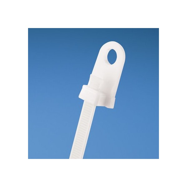 Panduit Cable Tie Strap, 7-1/2 in L, 1-3/4 in Max Bundle Dia., Natural, Nylon 6/6, 50 lb Strength, 100 PK - SSC2S-S10-C