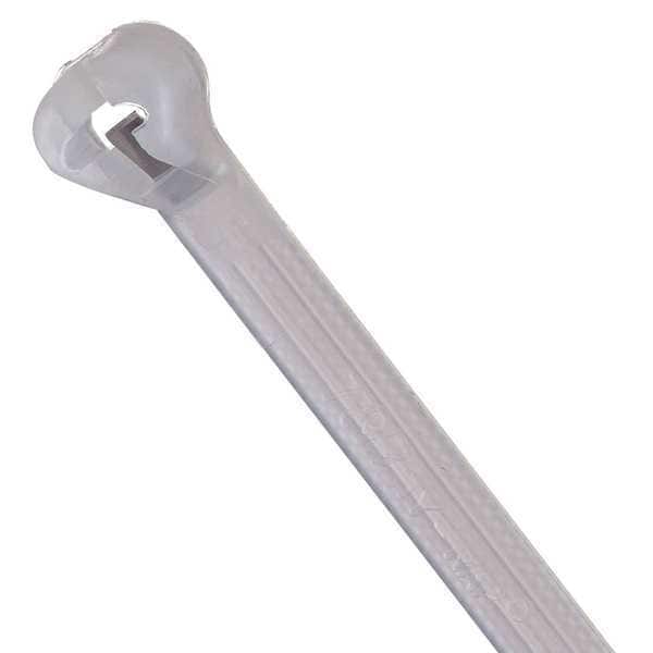 Ty-Rap Cable Tie, 11-1/2 in L, 3 in Max Bundle Dia., Natural, Nylon 6/6, 30 lb Strength, 100 PK - TY526M