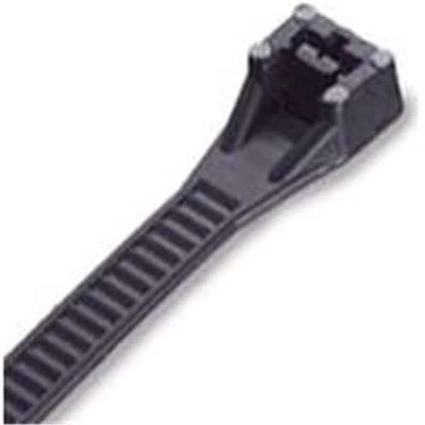 Gardner Bender Cable Tie, 18 in L, 4.90 in Max Bundle Dia., Black, Nylon 6/6, 175 lb Strength - 2916278