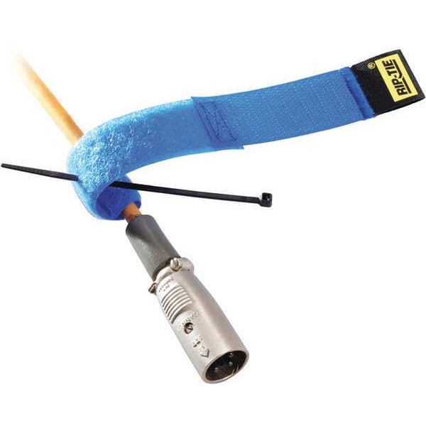 Rip-Tie Cable Tie Strap, 14 in L, 3.80 in Max Bundle Dia., Violet, Nylon, 90 lb Strength, 10 PK - H-14-010-V