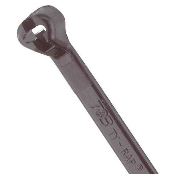 Ty-Rap Cable Tie, 14-1/2 in L, 4 in Max Bundle Dia., Black, Nylon 6/6, 30 lb Strength, 100 PK - TY5244MX