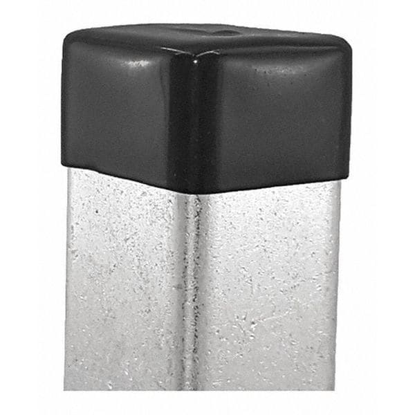 Vast Safety End Cap, 1-5/8"X1-5/8", Black, PK10 - V800NEOCPBK-10