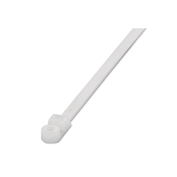 Phoenix Contact Cable Tie, 380 mm L, 6.5 mm Max Bundle Dia., Transparent, PA 6.6, 540 N Strength - 3240726