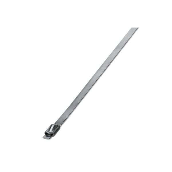 Phoenix Contact Cable Tie, 520 mm L, Silver, 304 Stainless Steel, 890 N Strength - 3240811
