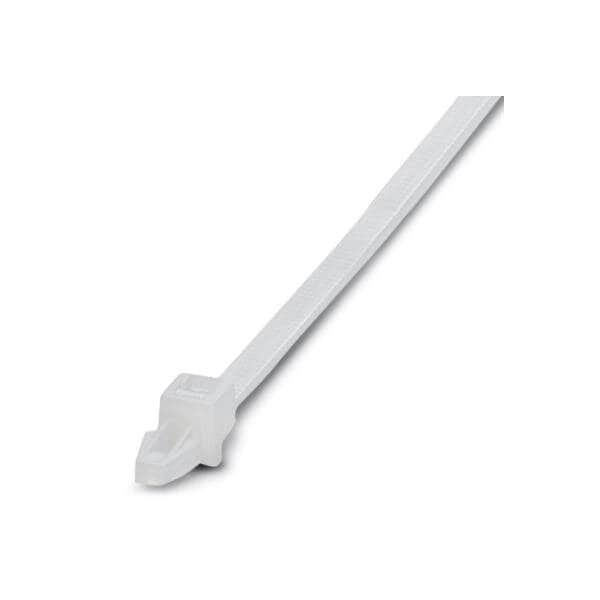 Phoenix Contact Cable Tie, 150 mm L, 5.2 mm Max Bundle Dia., Transparent, PA 6.6, 130 N Strength - 3240801