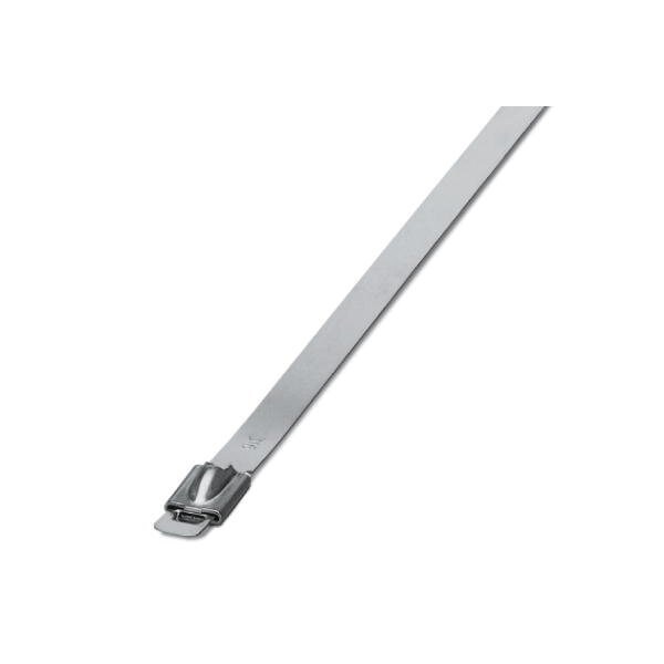 Phoenix Contact Cable Tie, 360 mm L, Silver, 316 Stainless Steel, 1335 N Strength - 3240828