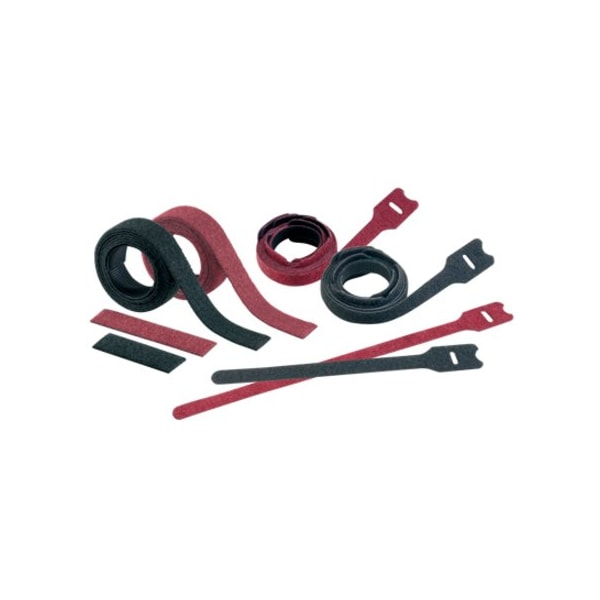 Panduit Cable Tie, 6 in L, 1-1/2 in Max Bundle Dia., Red, Nylon, 50 lb Strength, 10 PK - HLSP1.5S-X12