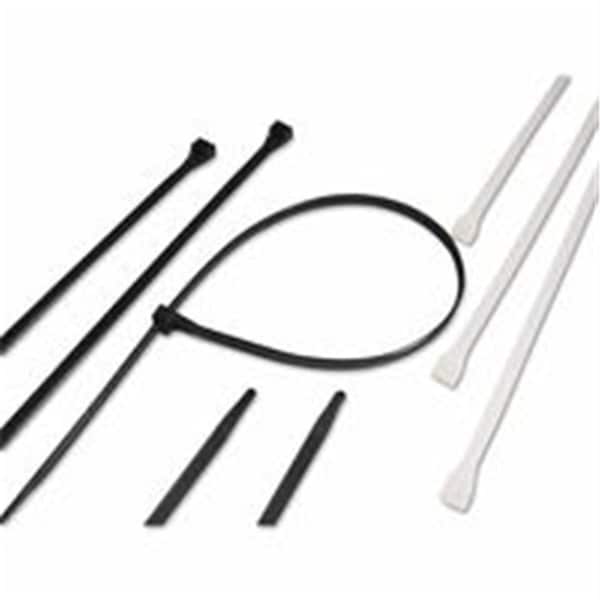 Vortex Heavy-Duty Cable Ties With Dblelock, 120 Lb Tensile Strength, 8 in. Uv Black, 100PK - VO432523