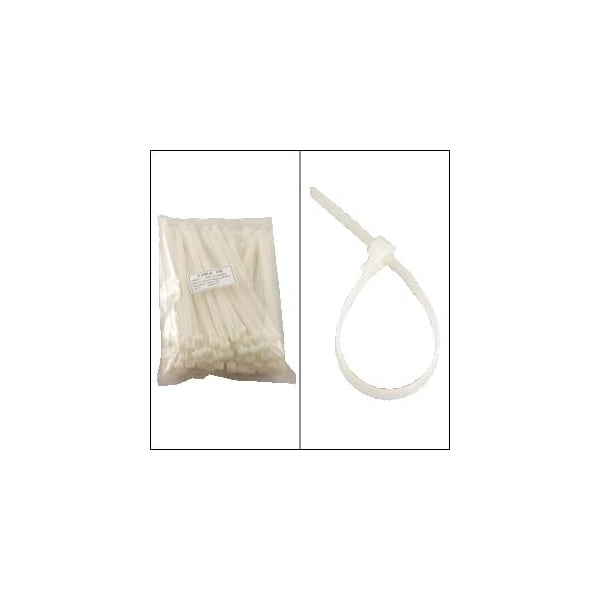 Bestlink Netware Cable Tie, 8 in L, Clear, Nylon 6/6, 50 lb Strength - 220603