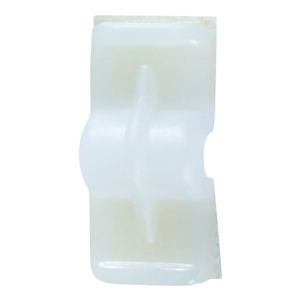 Jandorf Cable Clamp, Nylon, 1/8 in Bundle Dia., Natural, 0.76 in L - 61410