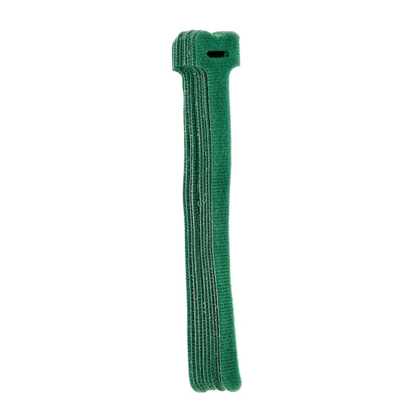 South Main Hardware Cable Tie, 8 in L, Green, 10 PK - 222172
