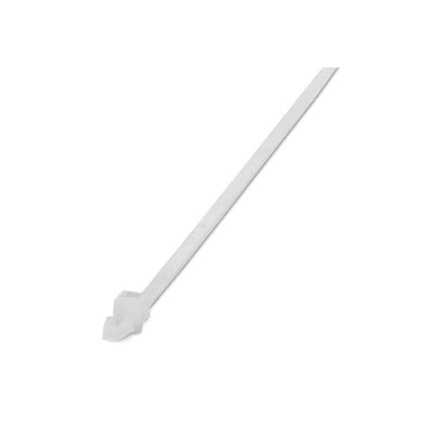 Phoenix Contact Cable Tie, 200 mm L, 6.3 mm Max Bundle Dia., Transparent, PA 6.6, 220 N Strength - 3240803