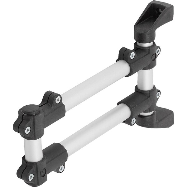 Kipp Monitor Bracket Support Arm Double, Thermoplastic, Comp:Aluminum - K1510.3012