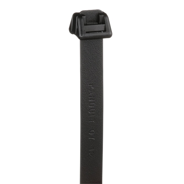 Panduit Cable Tie, 96 in L, 28 in Max Bundle Dia., Black, Acetal, 250 lb Strength, 100 PK - DT28EH-C0