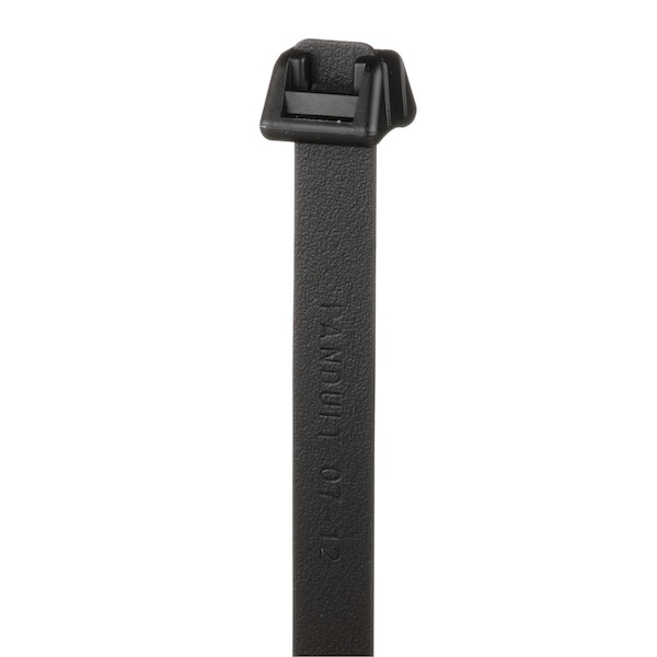 Panduit Cable Tie, 96 in L, 28 in Max Bundle Dia., Black, Acetal, 250 lb Strength, 100 PK - DT28EH-C0