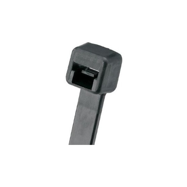 Panduit Cable Tie, 11-1/2 in L, 3 in Max Bundle Dia., Black, Nylon 6/6, 50 lb Strength, 100 PK - PLT3S-C00