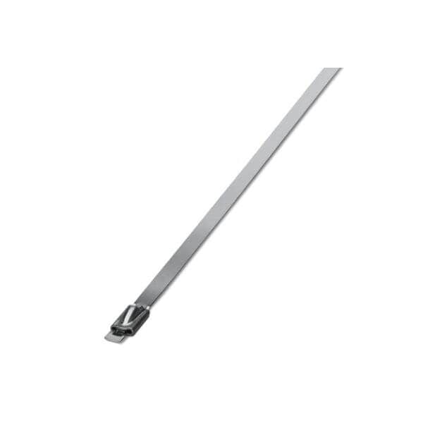 Phoenix Contact Cable Tie, 520 mm L, Silver, 316 Stainless Steel, 890 N Strength - 3240824