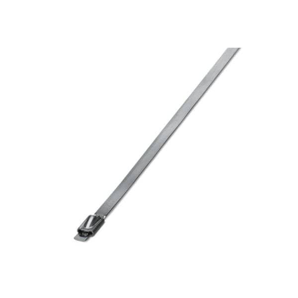 Phoenix Contact Cable Tie, 360 mm L, Silver, 304 Stainless Steel, 890 N Strength - 3240810