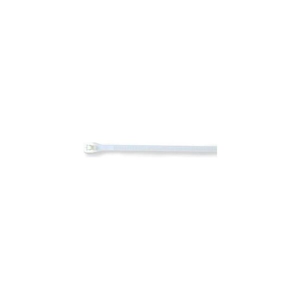 Del City Div Of Actuant Cable Tie, 8 in L, 2 in Max Bundle Dia., Natural, PA 6.6, 75 lb Strength - 972803