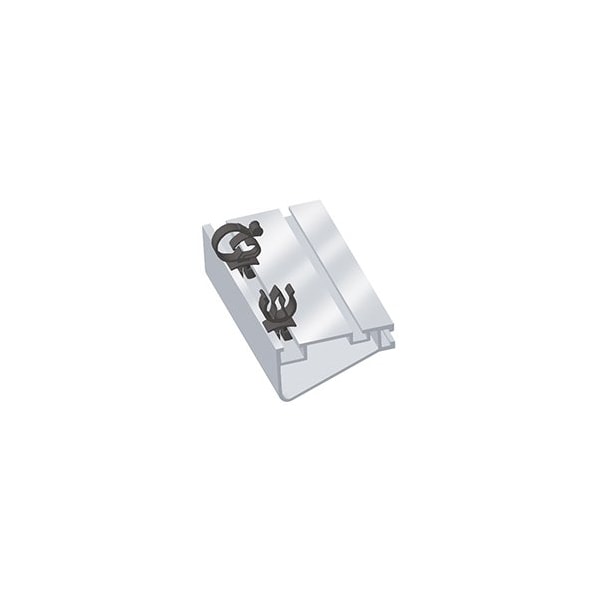 Heyco Cable Clip, Nylon 6/6, 0.315 in Bundle Dia., Black, 1000 PK - S6635B