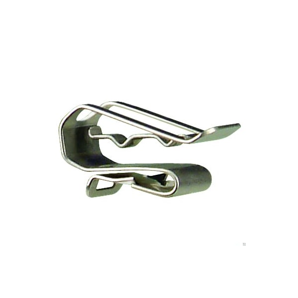Heyco Cable Clip, 307 Stainless Steel, 0.30 in Bundle Dia., 1 in L, 100 PK - S6490