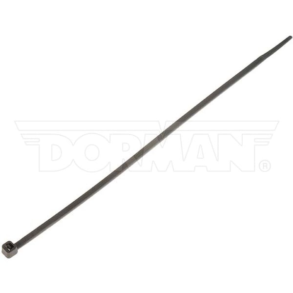 Motormite Cable Tie, 8 in L, Black, Nylon, 40 lb Strength - 83743